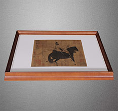 西青书画装裱配框服务案例